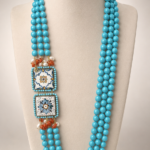 Collana siciliana turchesee mattonelle caltagirone