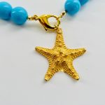 Collana con perle turchesi, resina italiana di alta qualità, girocollo con maxi boules, collana con ciondoli, regalo per lei. Collane artigianali di Resina