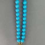 Collana maxi boules, collana turchese, collana resina, Ruota carretto di ceramica di Caltagirone, collana corta, resina italiana, per lei. Collane artigianali di Resina