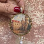 Collana con ciondolo “Vedute di Sicilia” – Palermo arabo-normanna Collane caratteristiche siciliane