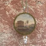 Collana con ciondolo “Vedute di Sicilia” – Tempio della Concordia Agrigento Collane caratteristiche siciliane