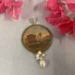 Collana con ciondolo “Vedute di Sicilia” – Tempio della Concordia Agrigento Collane caratteristiche siciliane
