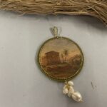 Collana con ciondolo “Vedute di Sicilia” – Tempio della Concordia Agrigento Collane caratteristiche siciliane