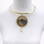 Collana con ciondolo “Vedute di Sicilia” – Isola Bella Taormina Collane caratteristiche siciliane