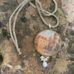 Collana con ciondolo “Vedute di Sicilia” – Palermo arabo-normanna Collane caratteristiche siciliane