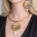 Collana con ciondolo “Vedute di Sicilia” – Palermo arabo-normanna Collane caratteristiche siciliane