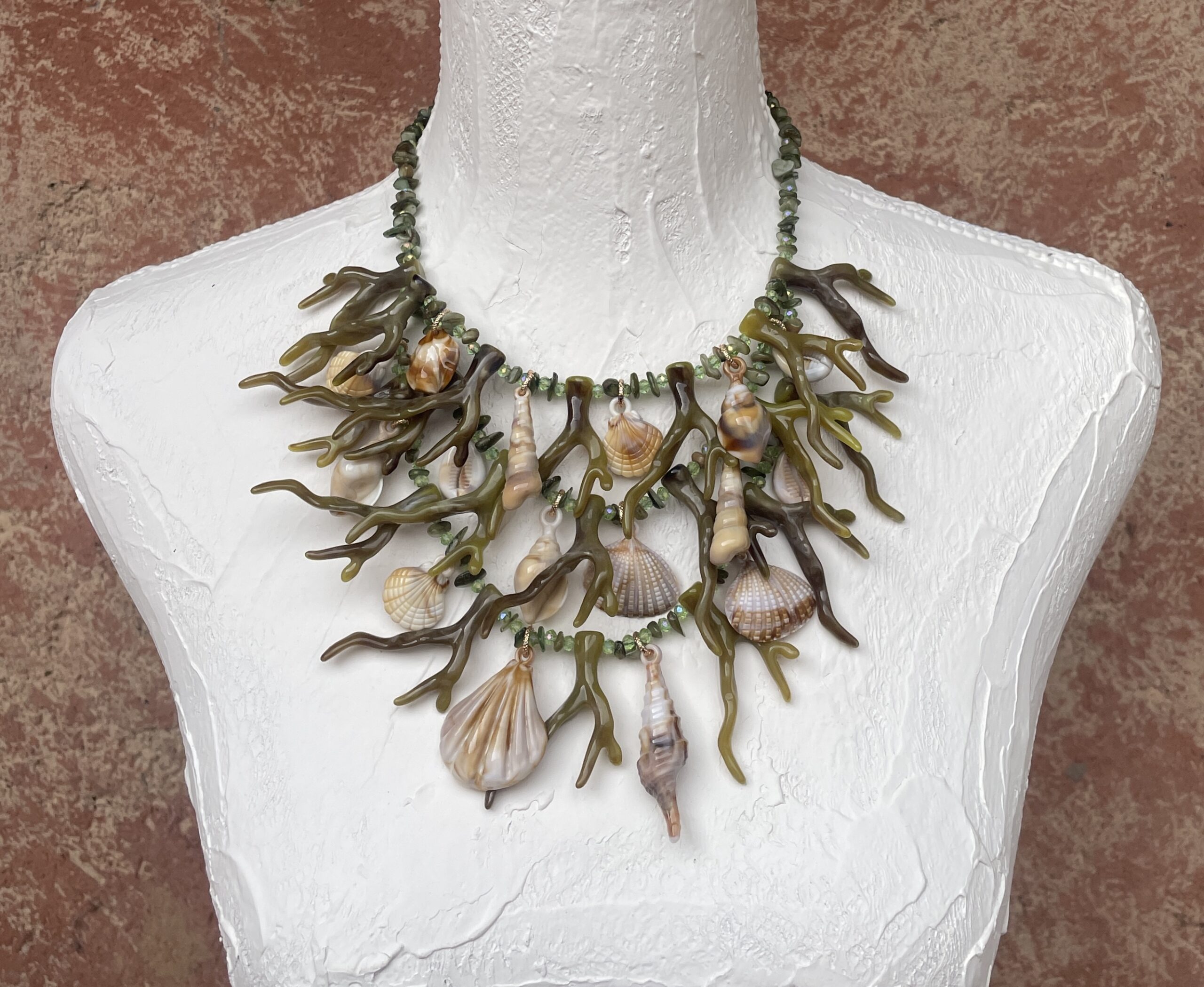 collana estiva verde