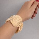 Bracciale artigianale corniola e cammeo autentico