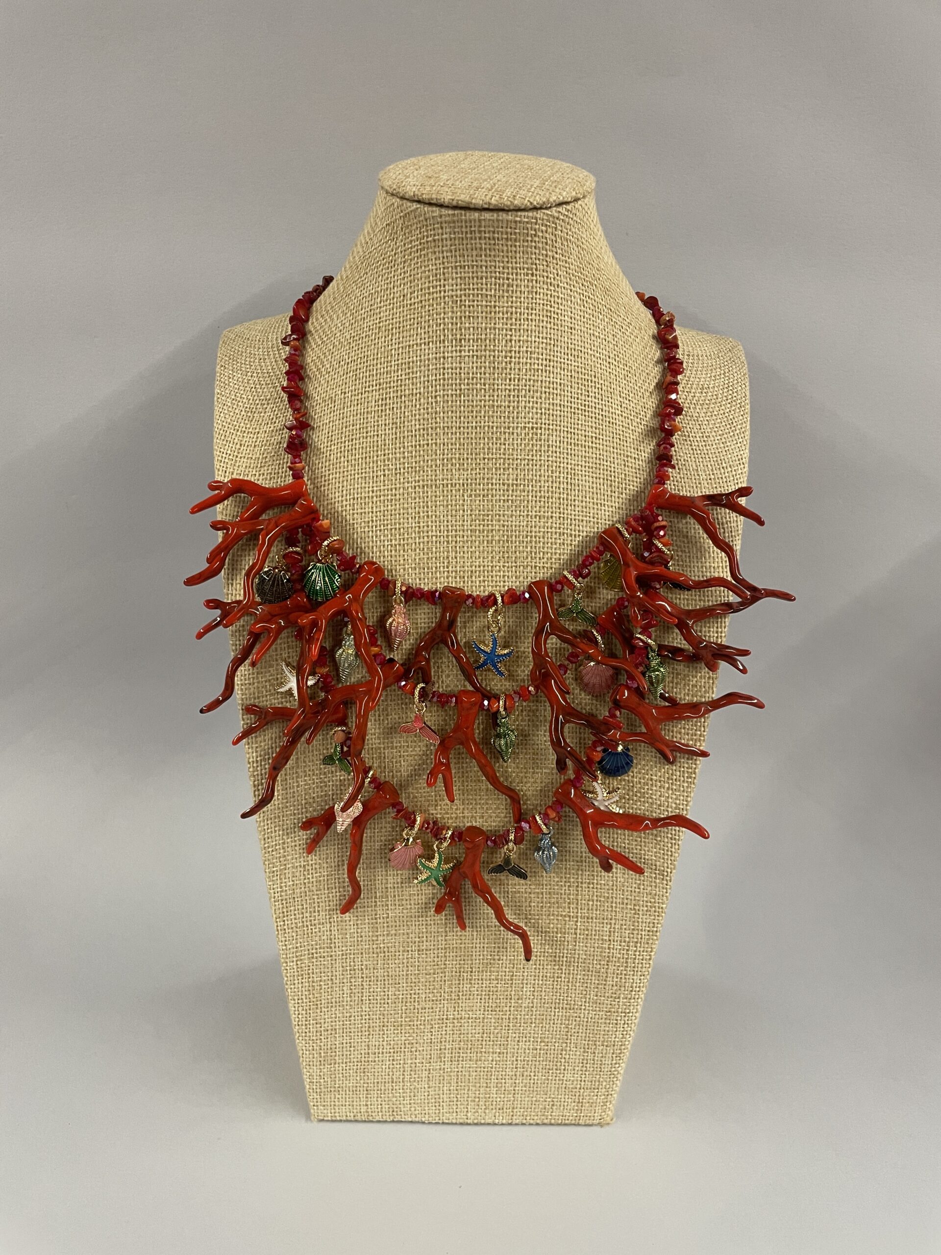 collana artigianale corallo