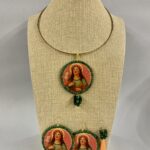 Set gioielli artigianali con santa rosalia