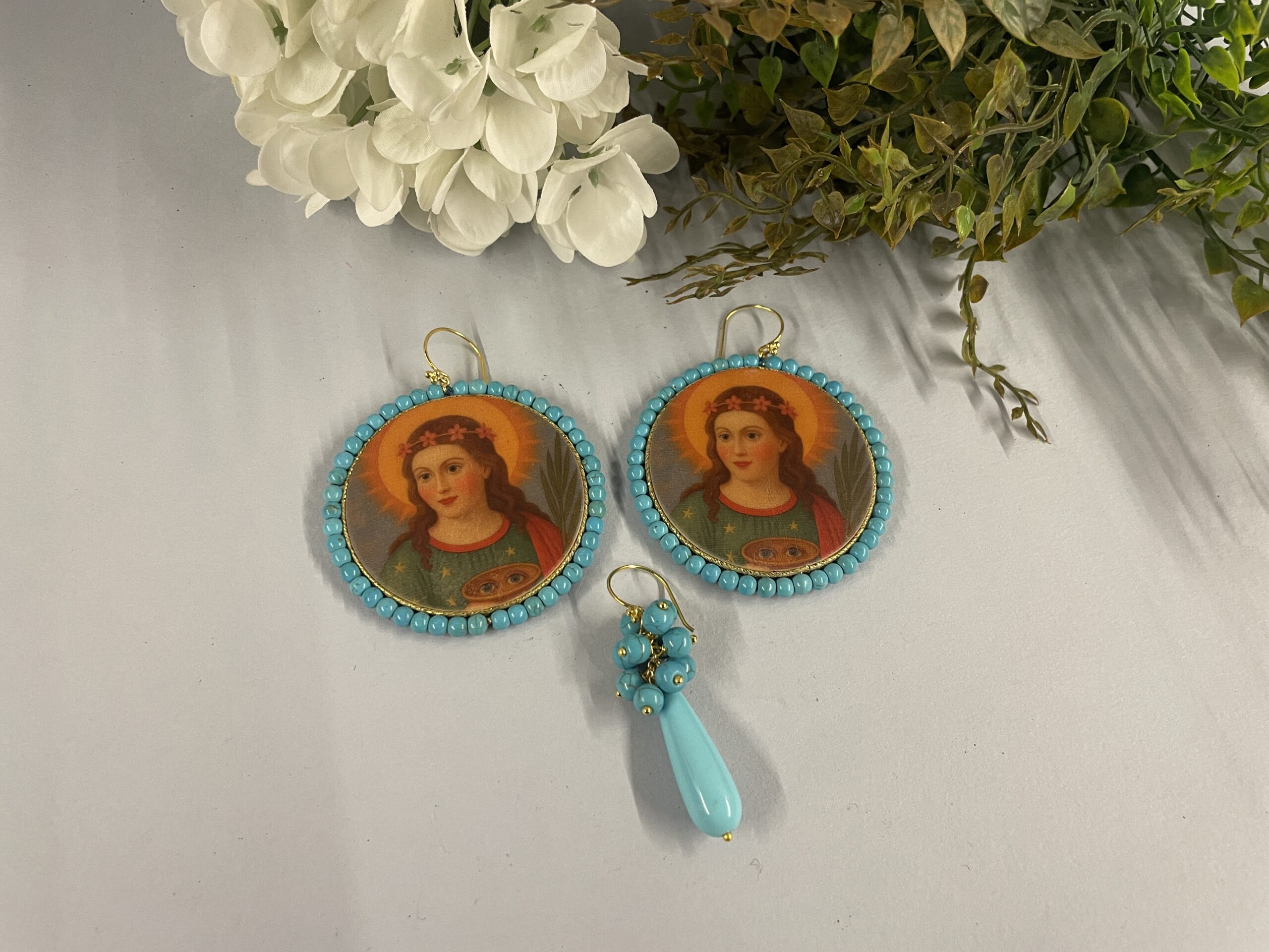 orecchini religiosi artigianali