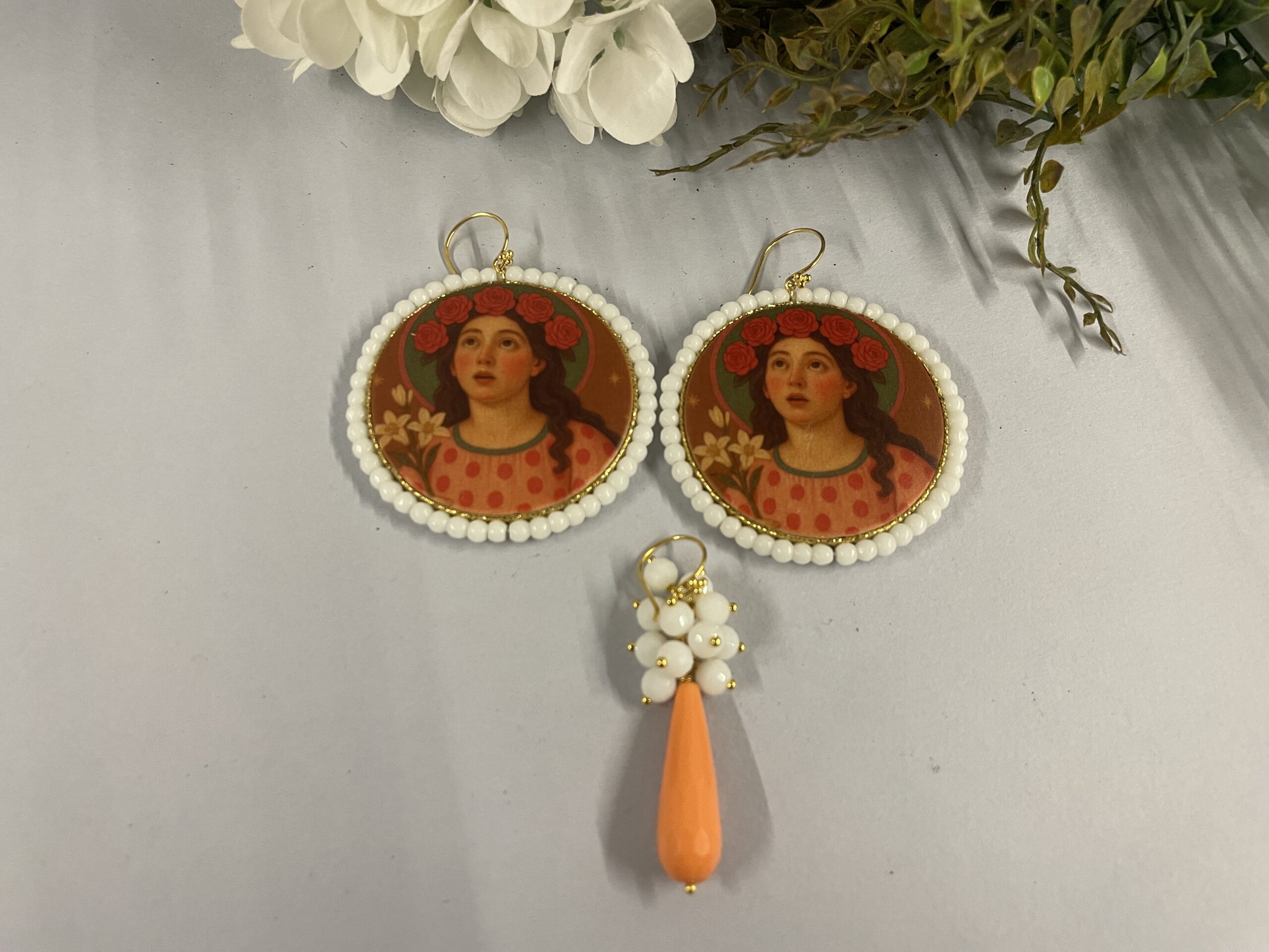 Orecchini Santa Rosalia Pop