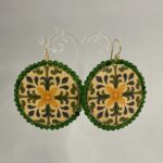 orecchini siciliani argento e design maiolica siciliana