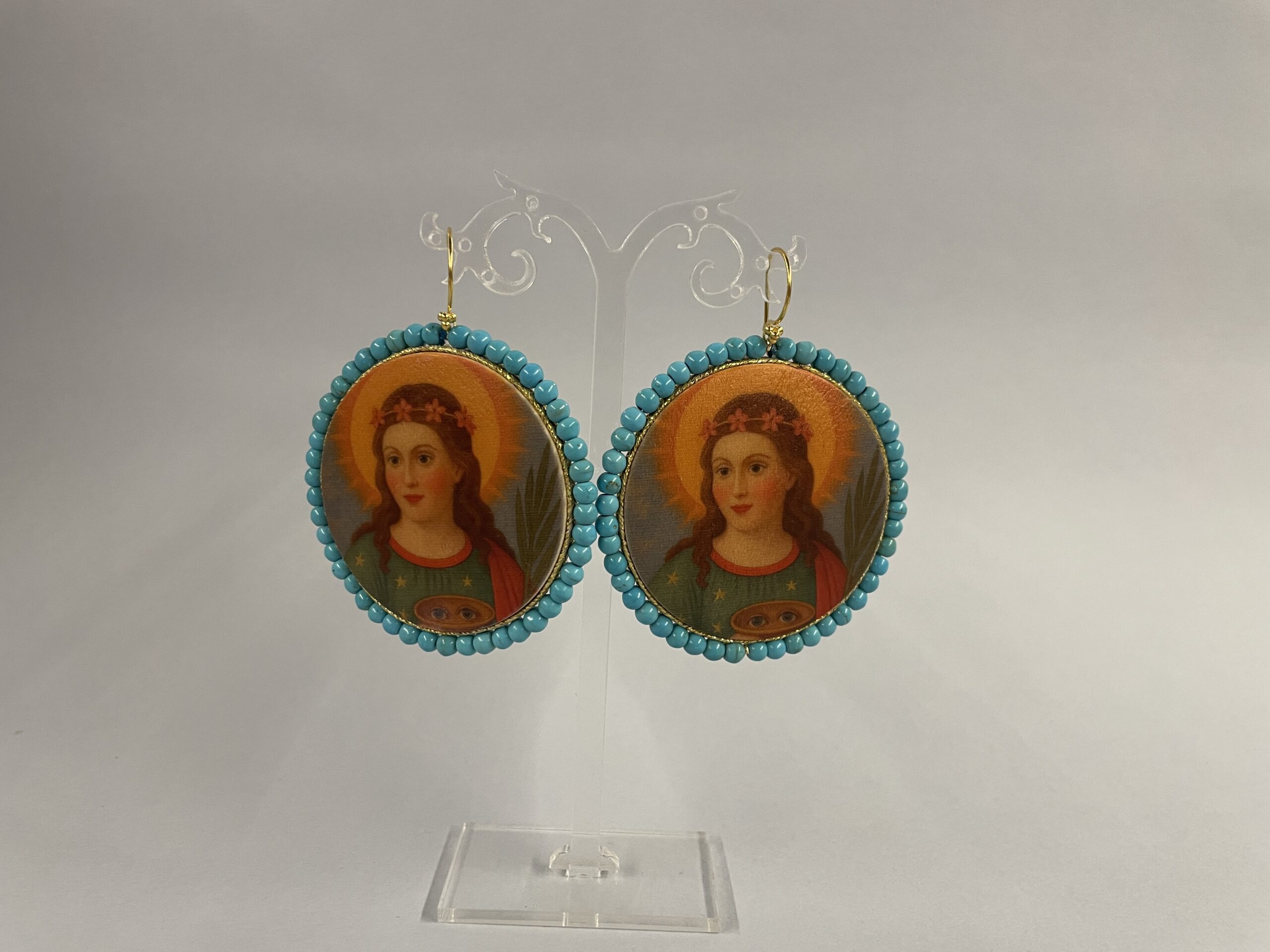 orecchini siciliani santa lucia