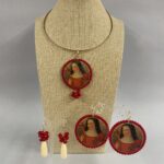 parure completa gioielli con Santa rita