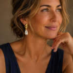 orecchini artigianali con perla scaramazza